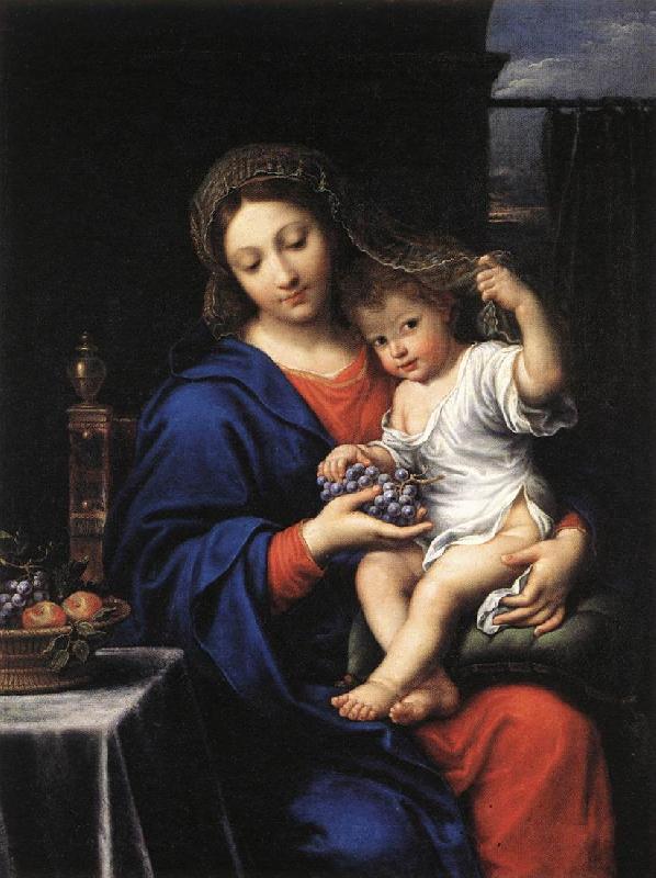 MIGNARD, Pierre The Virgin of the Grapes Sweden oil painting art